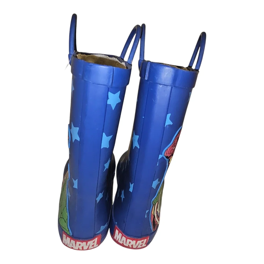 Marvel Kids Blue Superhero Rain Boots